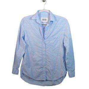 Grayson The Hero Button Up Shirt in blue size XS